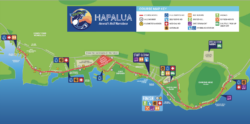 Hapalua course map